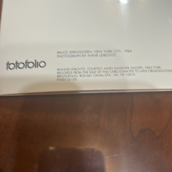 Two vintage Bruce Springsteen cards 1984 - Picture 2 of 5